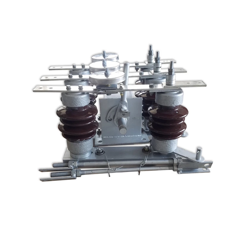 Trạm biến áp 10kv Gw4-10kv Series Bộ ngắt kết nối điện áp cao ngoài trời Thủ công Đường dây 10kv