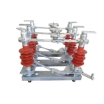 Công tắc ngắt kết nối một mảnh loại cao su silicon 15kv Hgw4-15/630 Hgw4-15/1250 Công tắc dao cách ly