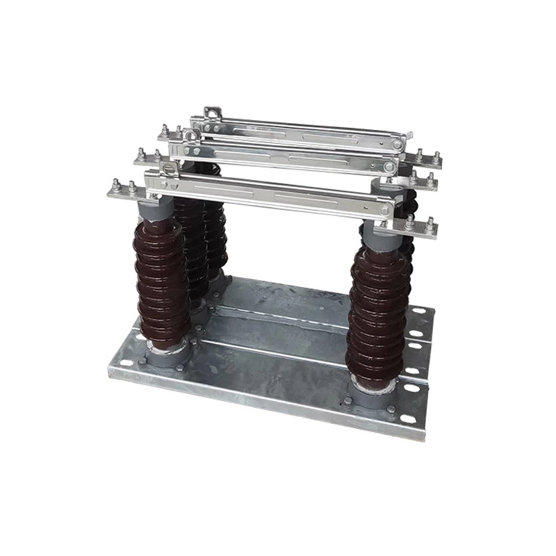 Bộ ngắt kết nối điện áp cao ngoài trời loại gốm Gw9-35kv Bộ ngắt kết nối thủ công loại đường dây và trạm điện 35kv Mở theo chiều dọc