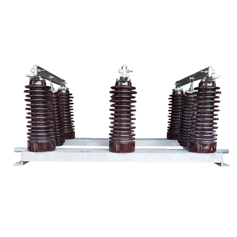 Gw1-35kv Loại đường dây và loại trạm biến áp Bộ ngắt kết nối điện áp cao ngoài trời Hgw1-35kv Loại cao su silicon Gw1
