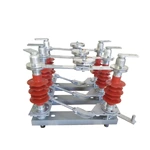 Bộ ngắt kết nối điện áp cao ngoài trời 15kv dành riêng cho đường sắt Gw4, Bộ chuyển mạch cách ly Gw4-15tq Series