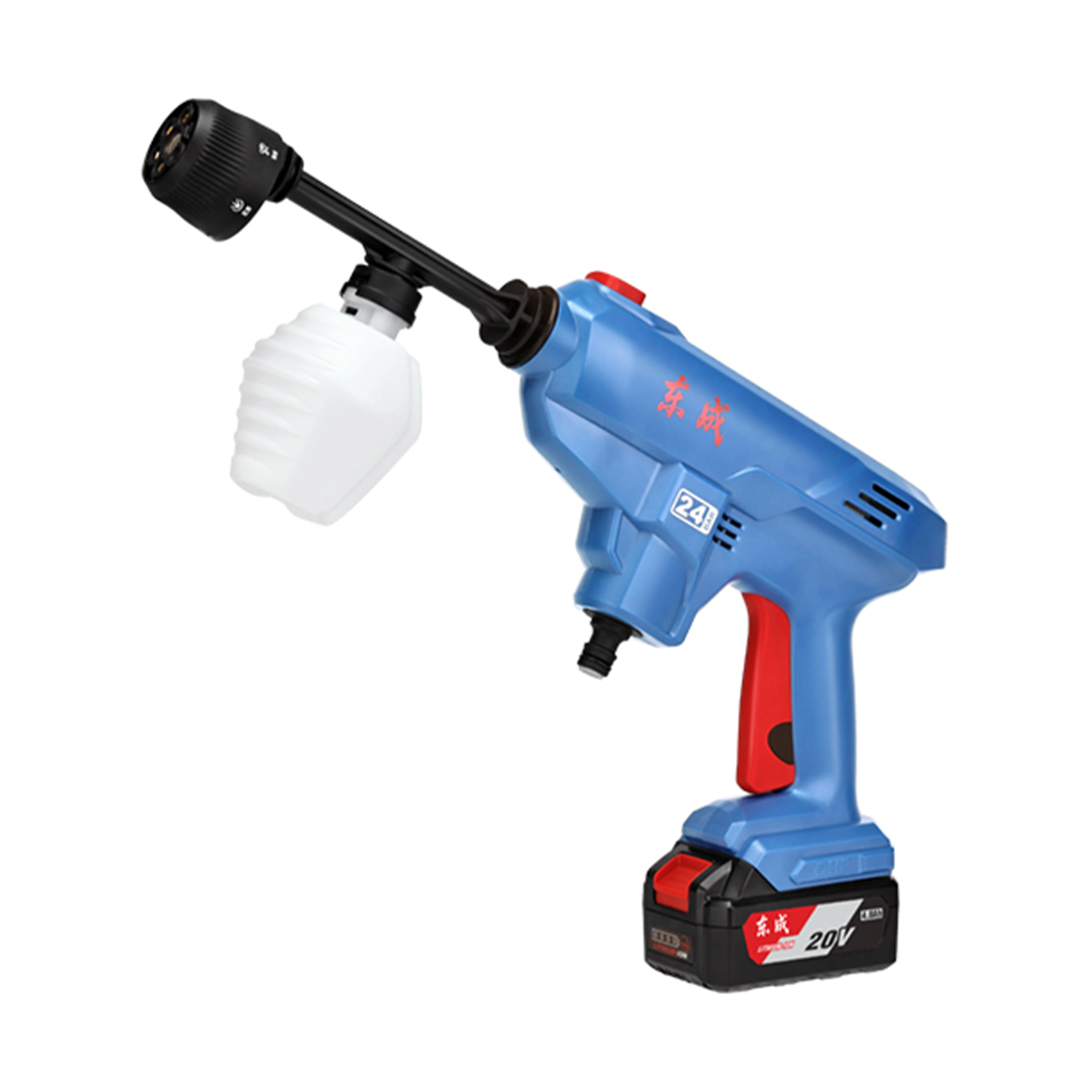 Súng rửa xe sạc lại (dongcheng) DCQW3/2sdm 20v/4.0ah Một pin Một bộ sạc 1 đơn vị